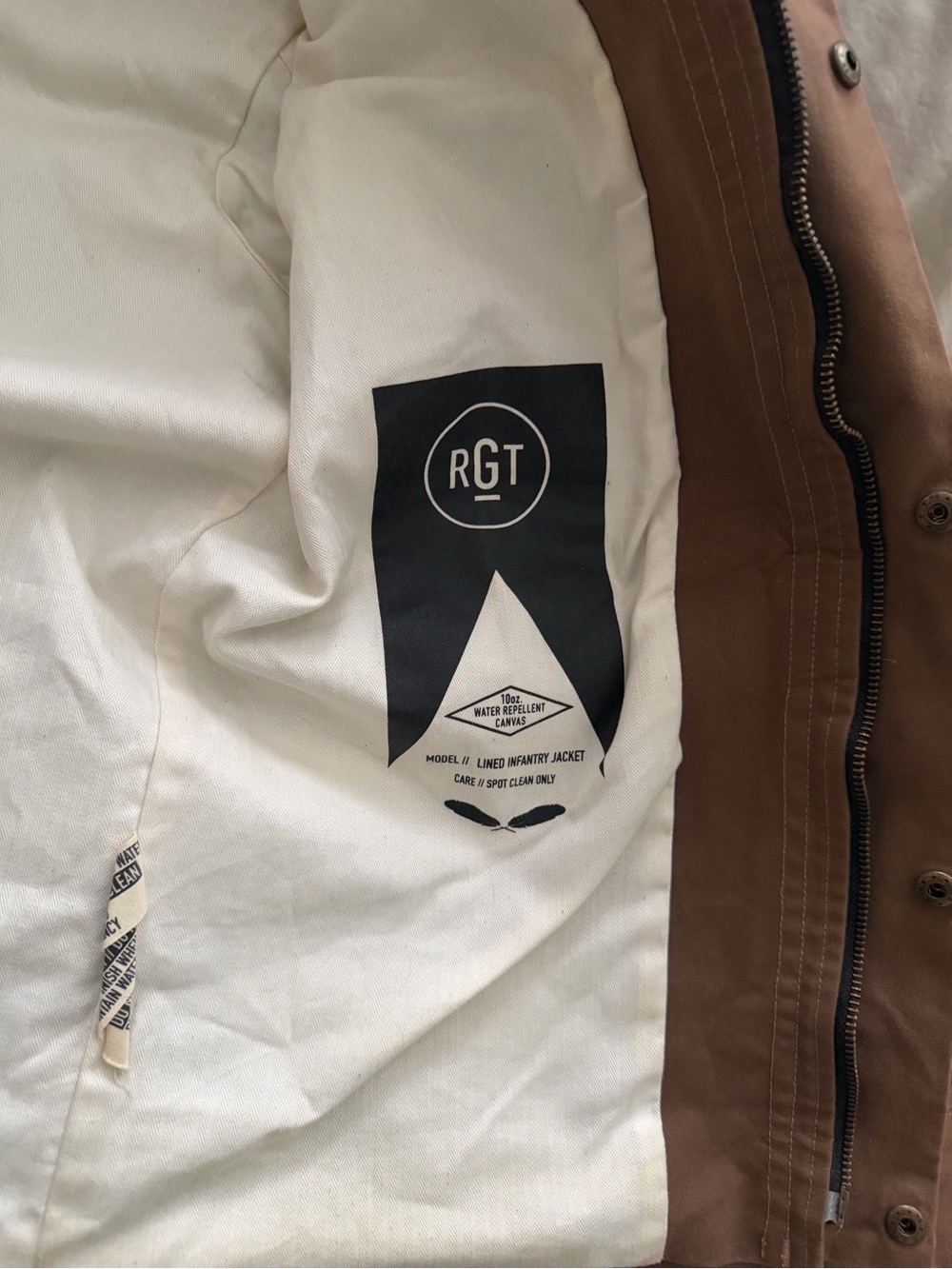 Rogue Territory Brown Infantry Jacket // Lined Brown Canvas - Picture 3 of 9